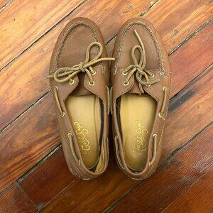 Sperry Women's Brown Leather Boat Shoes